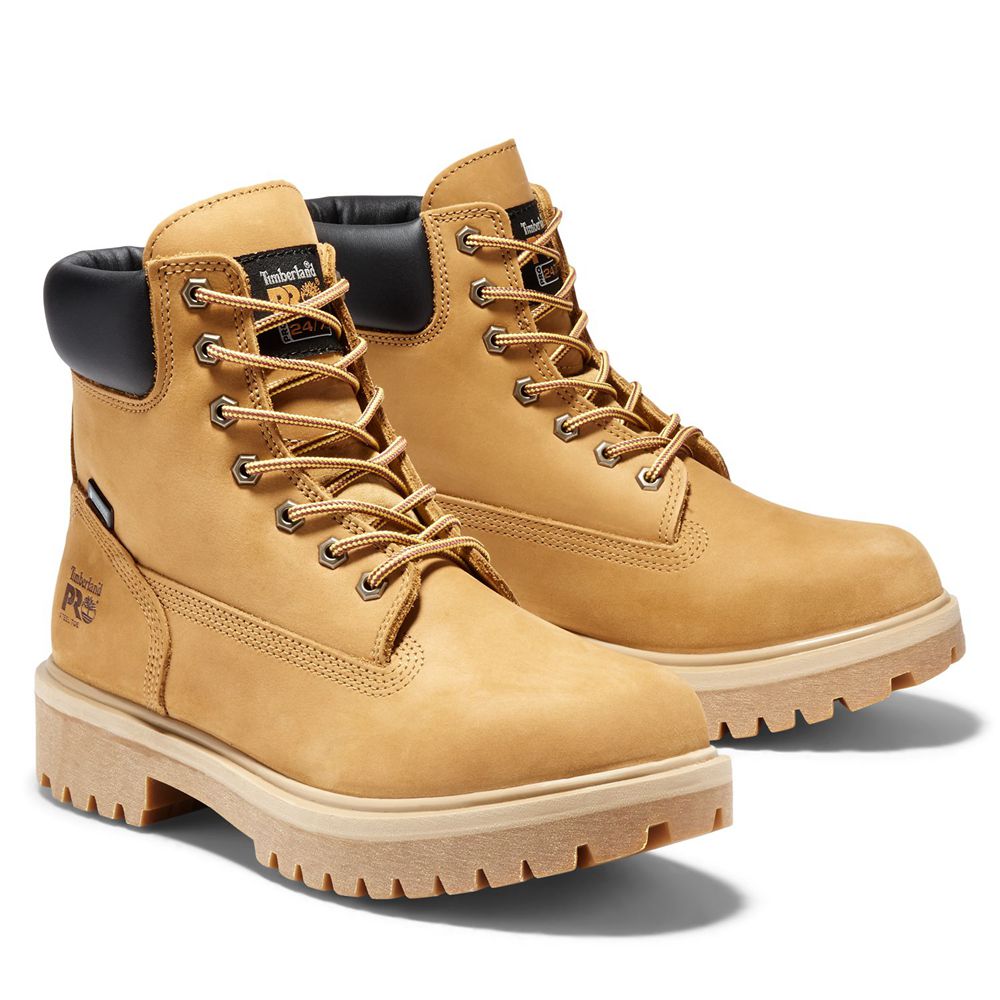 Botas Pro Timberland Hombre Pro Direct Attach 6\" Steel Toe Marrones - Chile ZXK-846725